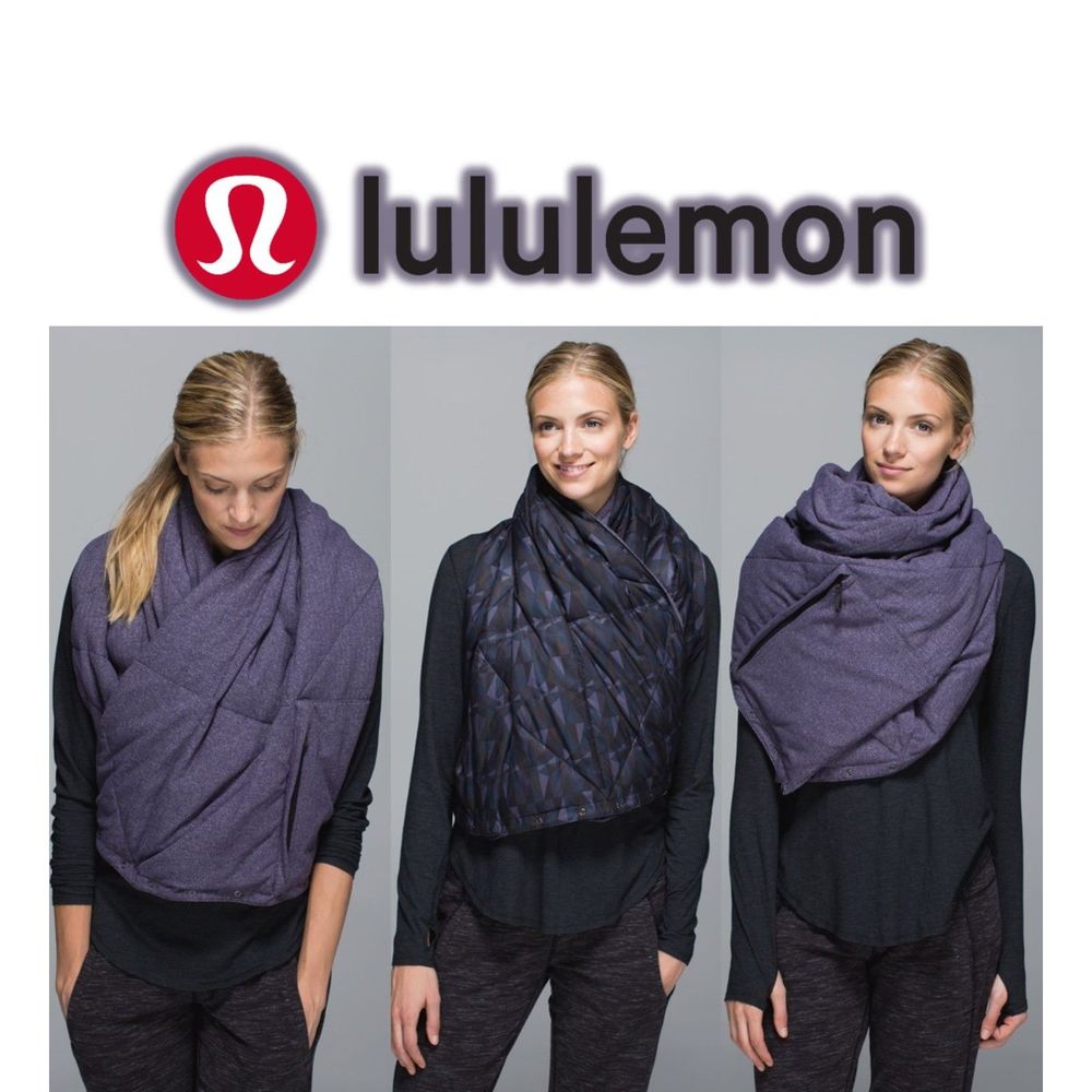 Lululemon Water Resistant Down Fluffed Up Scarf | Foldable pillow pocket | O/S